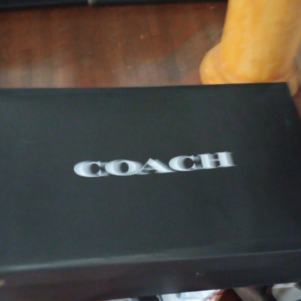 Coach Dark Brown Croc-Embossed Heeled Boots - Picture 8 of 8